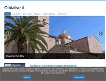 Tablet Screenshot of olbialive.it